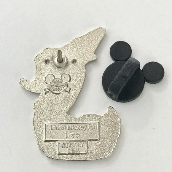Disney Donald Duck Trading Pin 2007 Hidden Mickey Sorcerers Apprentice Hat Cap - Picture 3 of 7